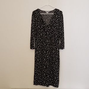 Liz Lange Black and White Maternity Dress